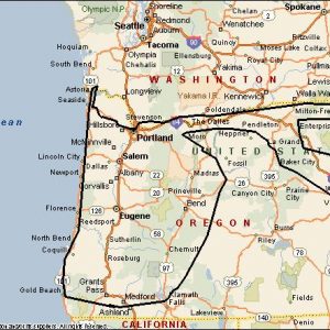 Oregon Freight Map